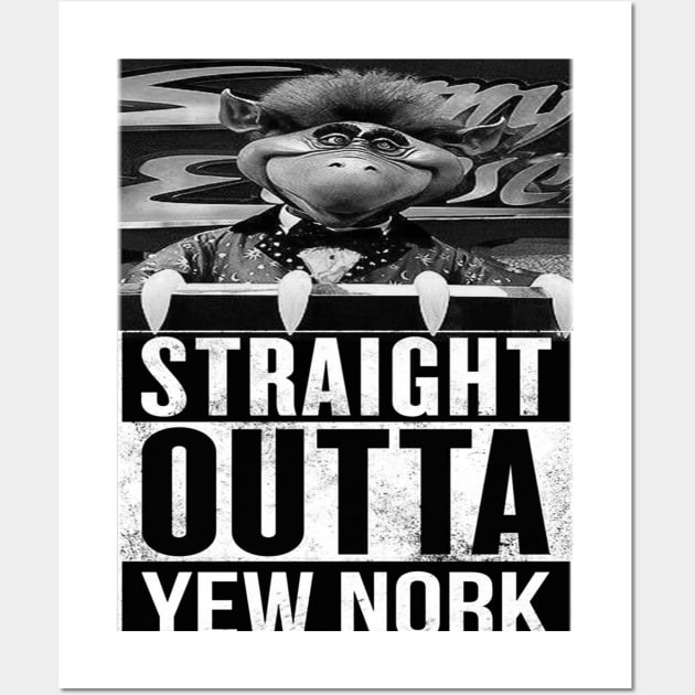 Straight Outta Yew Nork Wall Art by Whats Dis